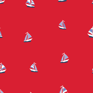 Davis Pocket Polo - Sailboats - Sugar Bee Clothing