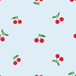 Lauren Ruffle Tank - Cherries - Sugar Bee Clothing