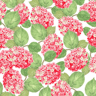 Elaine Keyhole Tank Dress - Red Hydrangeas - Sugar Bee Clothing