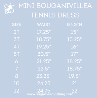 Mini Jackie Halter Tennis Dress - Red Bouganivillea - Sugar Bee Clothing