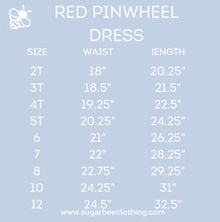 Lucy Smocked Tiered Puffy Sleeve Dress - Red Pinwheel - Sugar Bee Clothing
