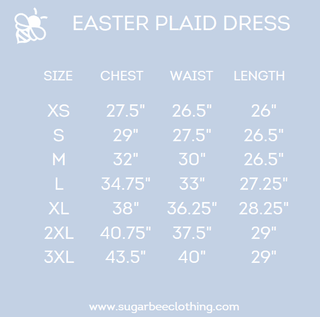 Hazel Sweetheart Dress - Easter Plaid - Sugar Bee Clothing