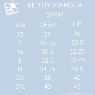 2 Ways To Wear - One Piece Red Hydrangeas - Sugar Bee Clothing