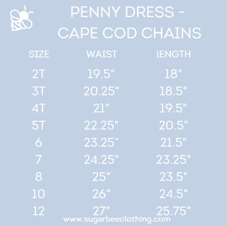 Penny Dress - Cape Cod Chains - Sugar Bee Clothing