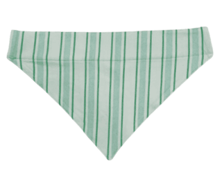 Green Stripe - Pet Bandana Holiday Lounge - Sugar Bee Clothing