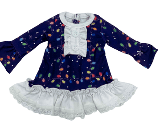 Doll Gown - Christmas Lights - Sugar Bee Clothing