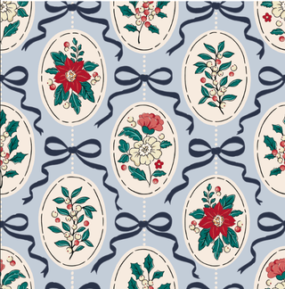 Ruffle Buttflap Pajamas - Navy Bows & Frames - Sugar Bee Clothing