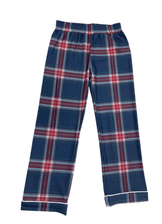 Button Down Pajamas - Winter Plaid Holiday Lounge - Sugar Bee Clothing