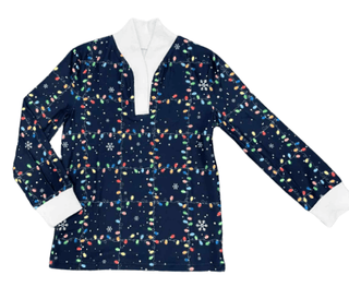 Wide Leg Lounge Set - Christmas Lights Holiday Lounge - Sugar Bee Clothing