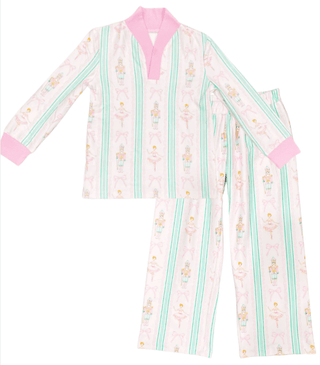 Wide Leg Lounge Set - Nutcracker Holiday Lounge - Sugar Bee Clothing