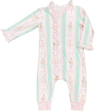Ruffle Buttflap Pajamas - Nutcracker Holiday Lounge - Sugar Bee Clothing