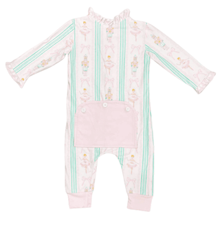 Ruffle Buttflap Pajamas - Nutcracker Holiday Lounge - Sugar Bee Clothing