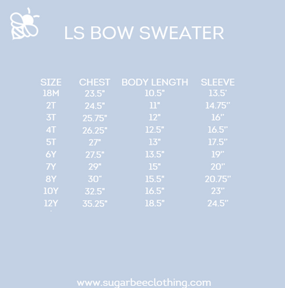Rebecca Peter Pan LS Bow Sweater - Heirloom Harvest