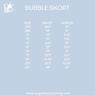 Penelope Bubble Skort - Ashcroft Amethyst - Sugar Bee Clothing