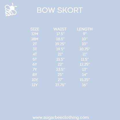 Margot Pleated Bow Skirt - Autumn Crush