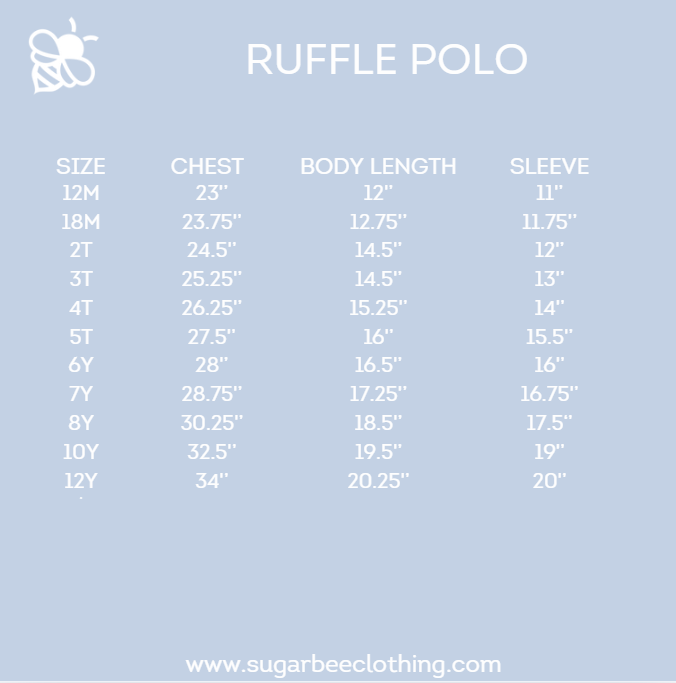 Katie LS Ruffle Polo - Sunset Plaid