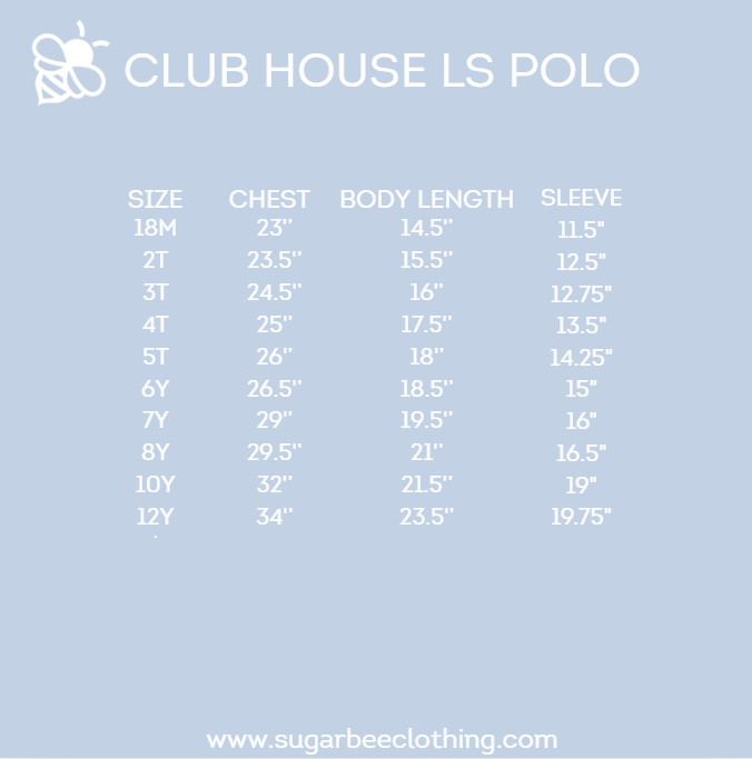 Patrick LS Clubhouse Polo - Prep School Blue