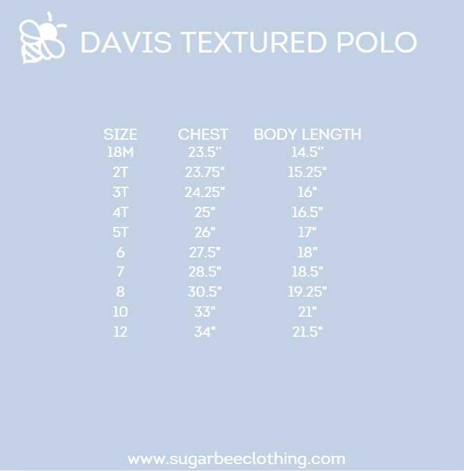 Davis Textured Polo - Varsity Stripe