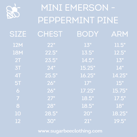Emerson Crew Neck Sweater - Peppermint Pines