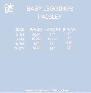Baby Ruby Ruffle Leggings - Orchard Prep - Sugar Bee Clothing