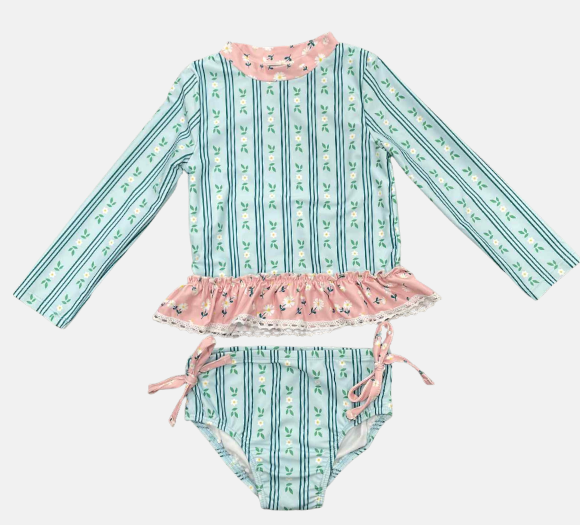 Rashguard Tankini - Daisy Daydreams