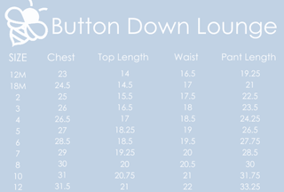 Button Down Pajamas - Manger Holiday Lounge - Sugar Bee Clothing