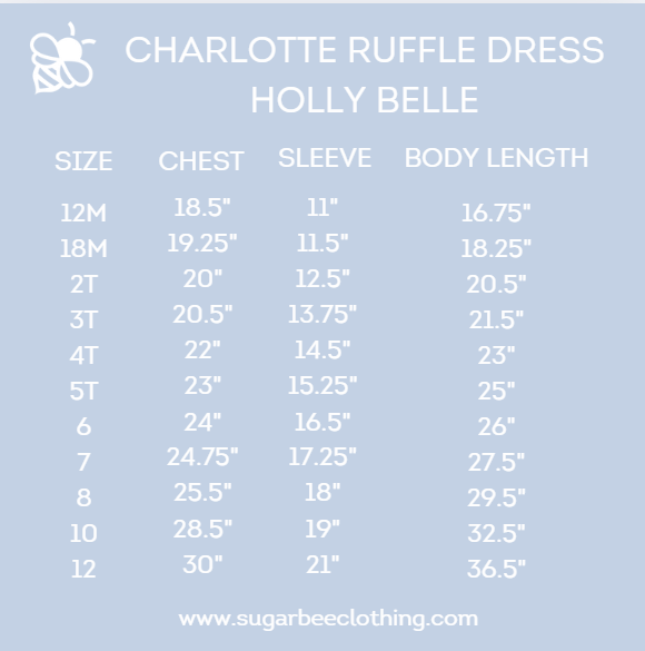 Charlotte Ruffle Dress - Holly Belle