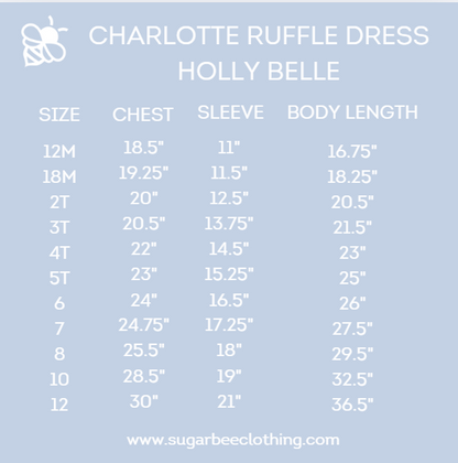 Charlotte Ruffle Dress - Holly Belle