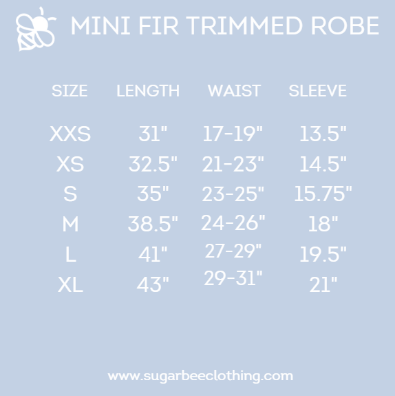 Mini Eleanor Fur Trimmed Robe - Tartan