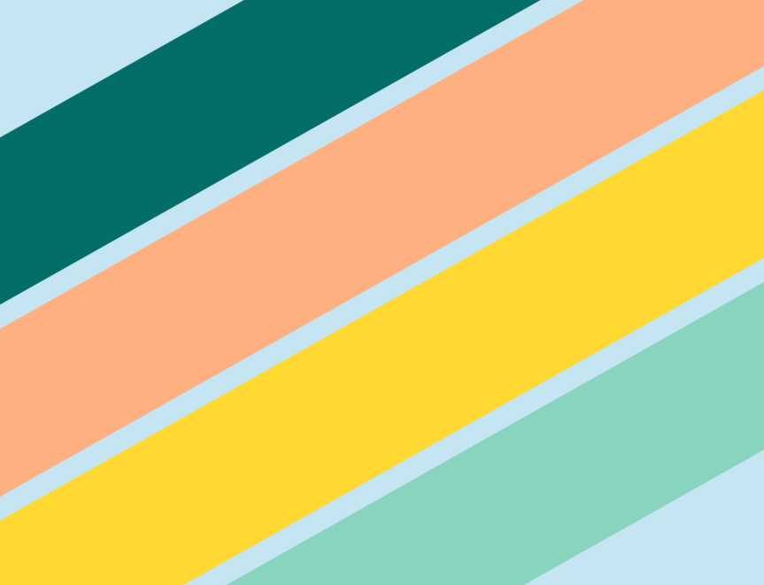 Swim Towel - Sorbet Stripe