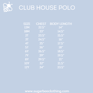 Patrick SS Clubhouse Polo Set - Lakefront Geo - Sugar Bee Clothing
