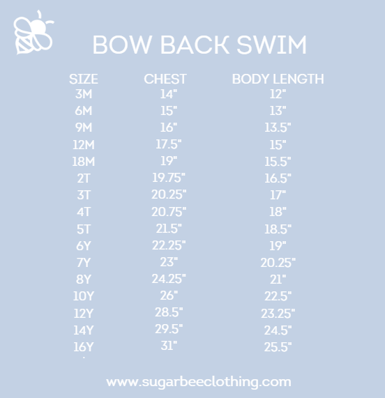 Bow Back Swimsuit - Cabana Club
