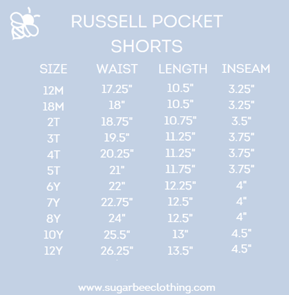 Russell Pocket Shorts - Prep Club Paisley - Sugar Bee Clothing