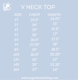 Vivian Sleeveless V Neck Top - Tulip Court - Sugar Bee Clothing