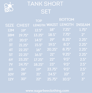 Julie Tank Short Set - Clubhouse Check - Sugar Bee Clothing