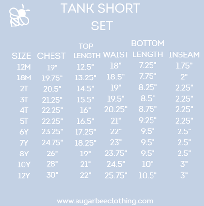 Julie Tank Short Set - Clubhouse Check - Sugar Bee Clothing