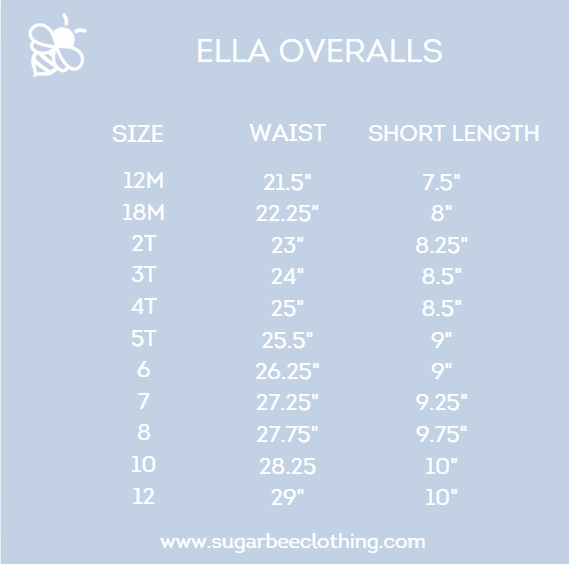 Ella Overalls - Prairie Rainbow - Sugar Bee Clothing