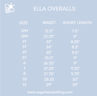 Ella Overalls - Prairie Rainbow - Sugar Bee Clothing
