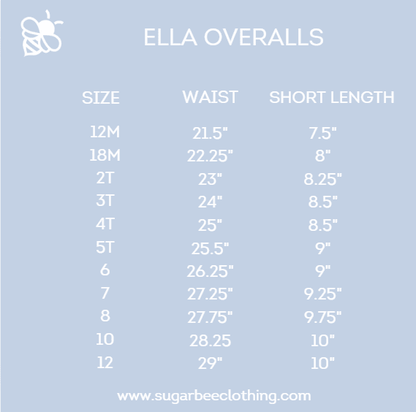 Ella Overalls - Prairie Rainbow - Sugar Bee Clothing
