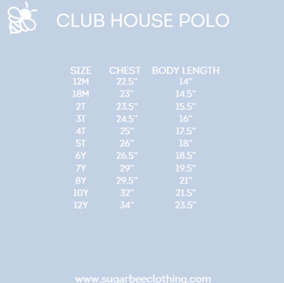 Patrick SS Clubhouse Polo - Coastal Blue - Sugar Bee Clothing
