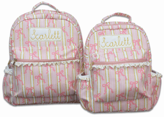 *PREORDER* Backpack - Pink Bows - Sugar Bee Clothing