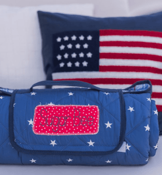 Picnic Blanket - Star Spangled - Sugar Bee Clothing
