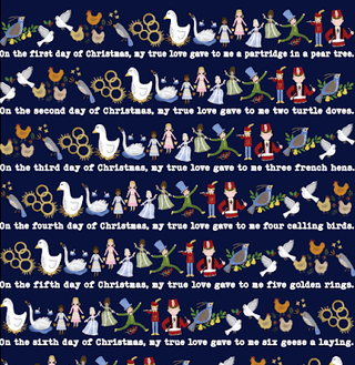 ****PREORDER***Buttflap Pajamas - 12 Days of Christmas - Sugar Bee Clothing