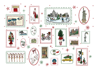 Doll Gown - Girls Christmas in New York
