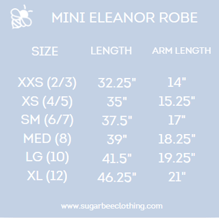 Mini Eleanor Fur Trimmed Robe - Cafe Au Lait - Sugar Bee Clothing