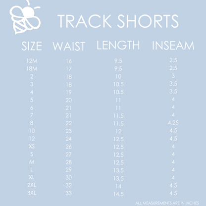 Track Shorts - French Blue