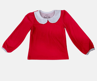 Amelia - Red Peter Pan - Sugar Bee Clothing