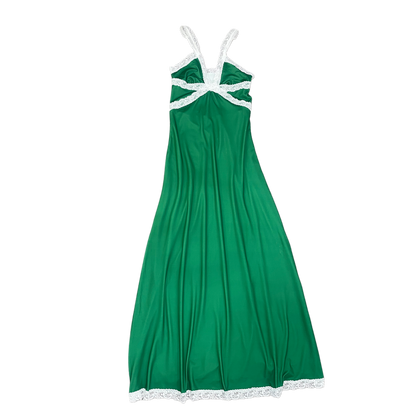 Caroline Long Nightgown - Green