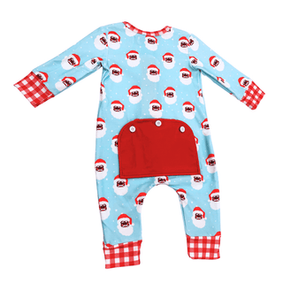 Buttflap Pajamas - Vintage Black Santa Holiday Lounge - Sugar Bee Clothing