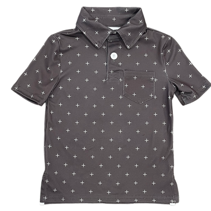 Mini Davis Pocket Polo - Espresso+